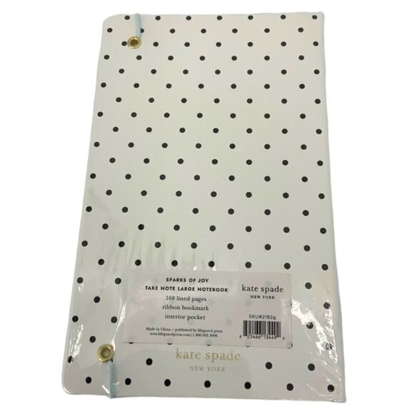 Kate Spade Sparks of Joy Take Note Large Notebook - G - Picture 3 of 4